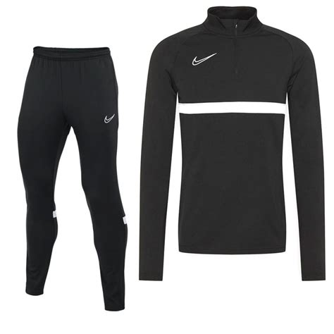 nike dri-fit academy 21 trainingspak kids zwart wit|Nike Dri.